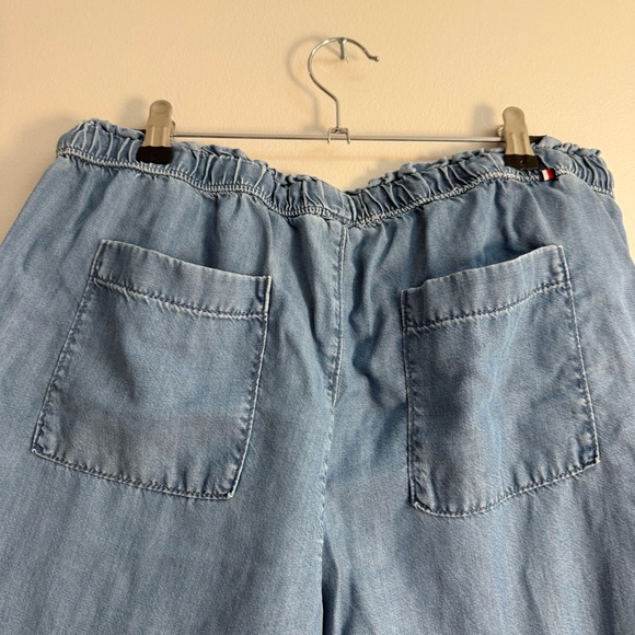 Tommy Hilfiger Women's Drawstring Sky Blue Jeans - Picture 10 of 13